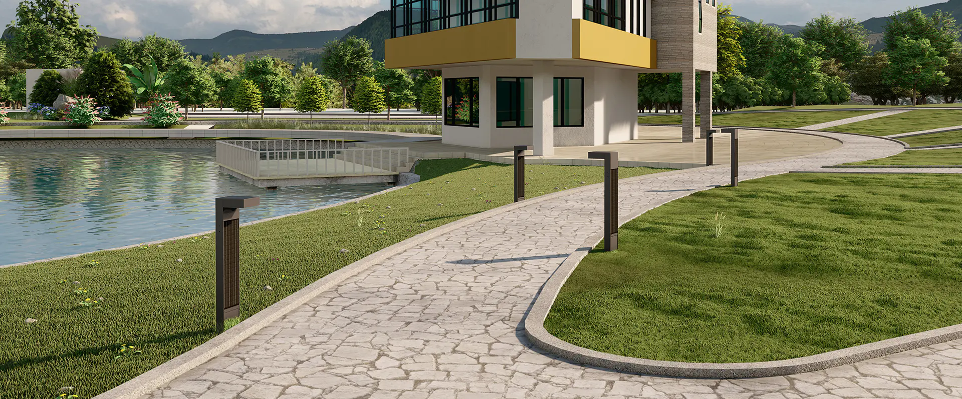 Боллард на солнечной батарее Systemlight Corso Cap Solar